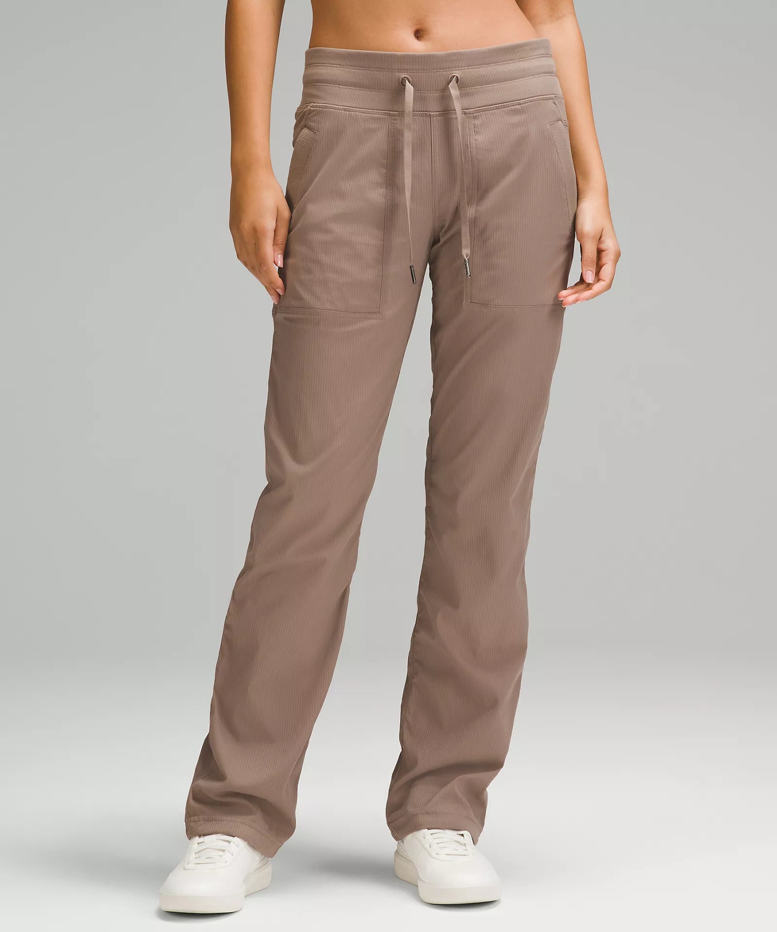 Women's Party Outfit Dance Studio Mid-Rise Pant | Taupetastic