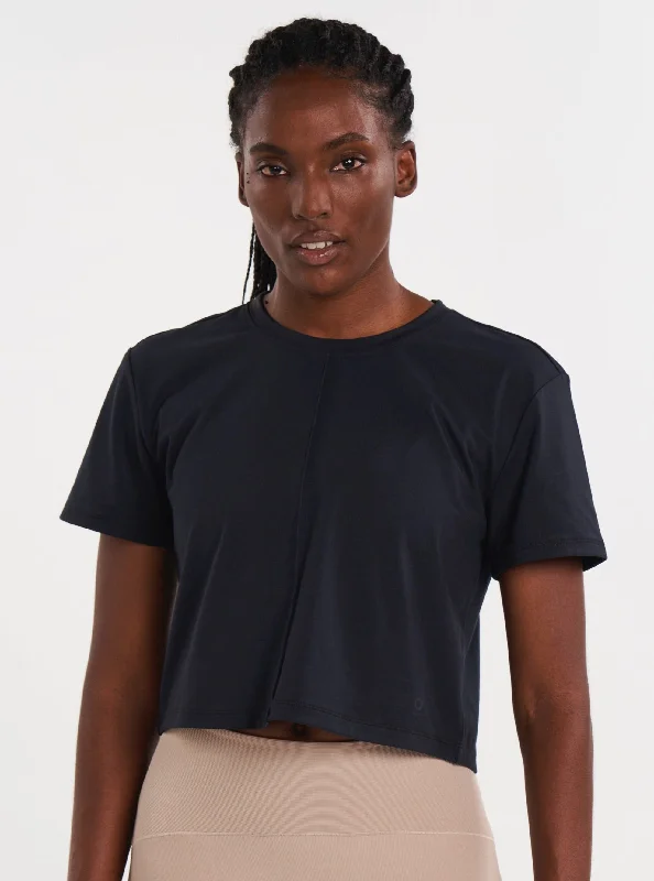 Clothing Brands ALSPRT Pintuck Tee - Black