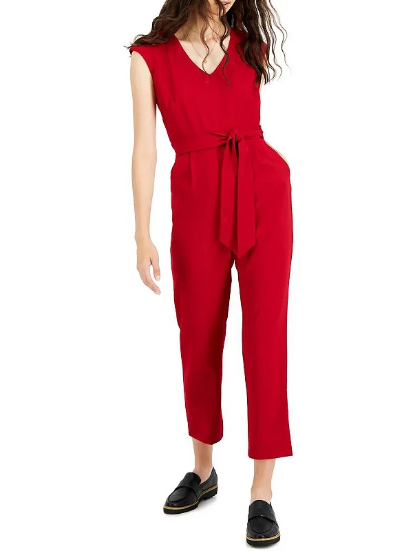 Timeless Women's Outfit Womens V-Neck Polyester Jumpsuit