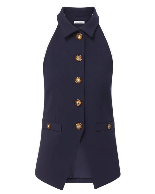 Fashion-Forward Women's Clothing Navy Orlinda Vest