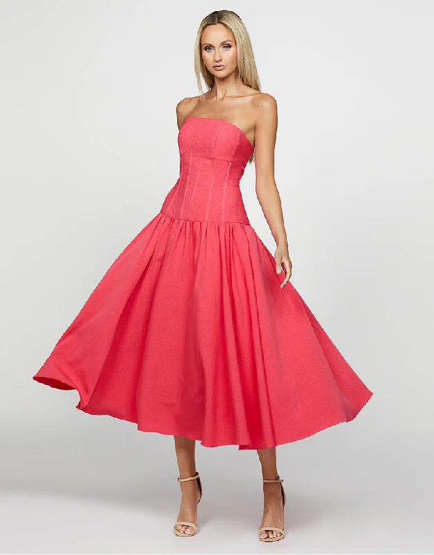 Bold Fashion Sales JAYDA STRAPLESS MIDAXI BL69D09S