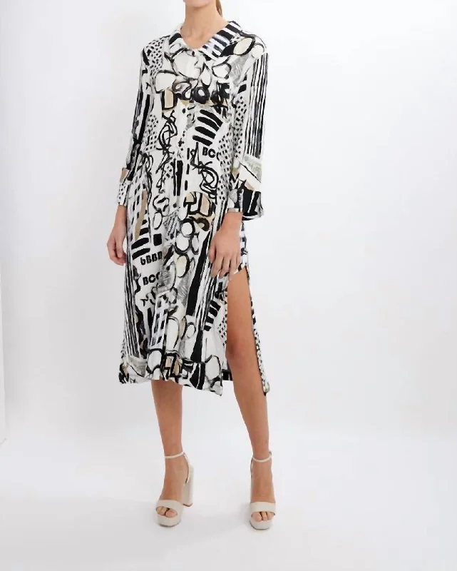 Exclusive Deals For This Week Only Crinkle 3/4 Sleeve Duster In Decole