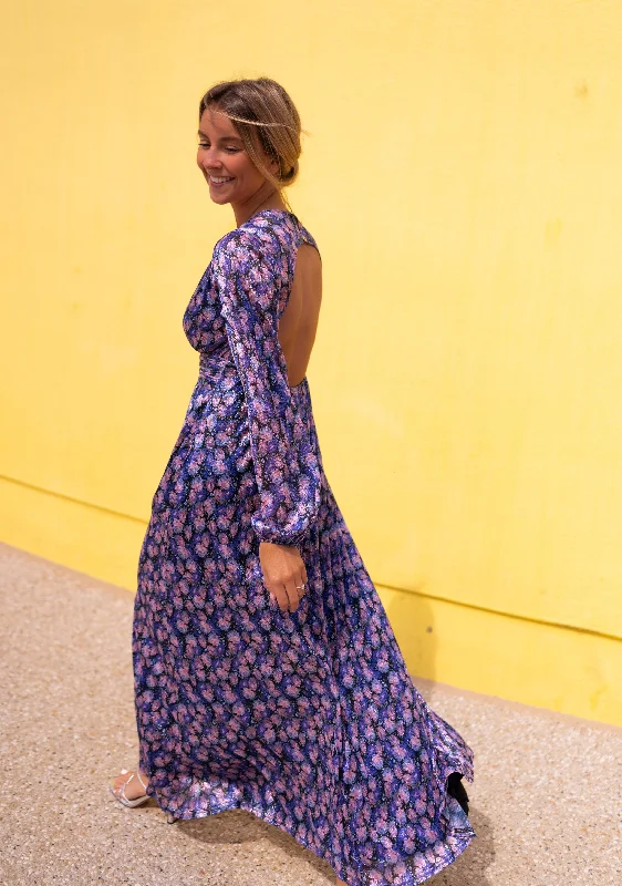 Final Sale Robe Imane longue CREATION - à fleurs