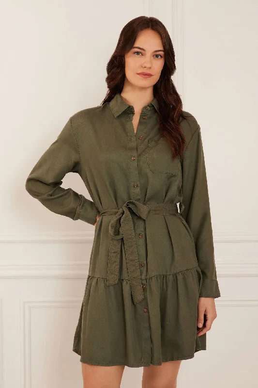 Special Holiday Sale – Limited Stock Robe-chemise en Lyocell - Femme