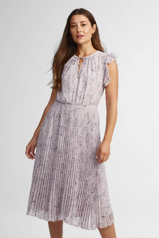 Stupidly Low Prices Robe longue à col rond en chiffon - Femme