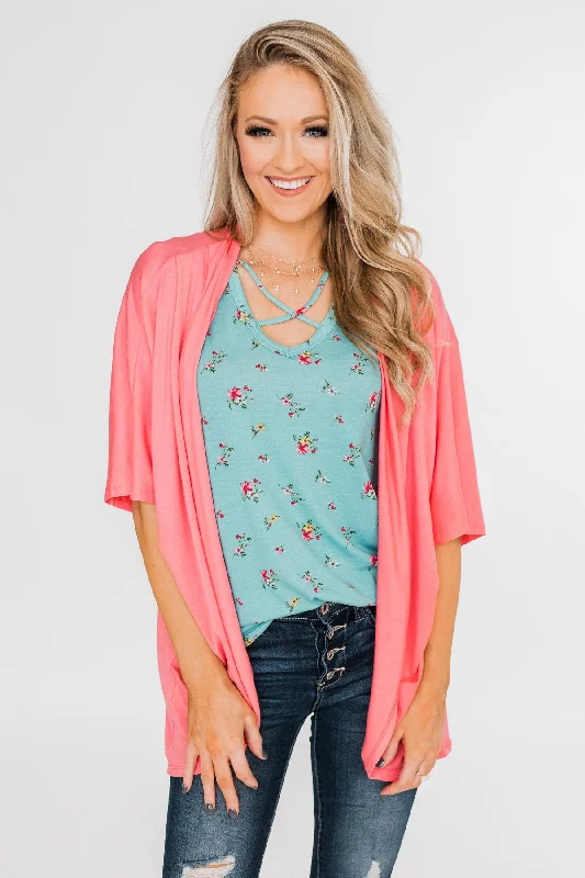 Vintage Style Deals Meet Me in the Garden Floral Criss Cross Top- Light Blue