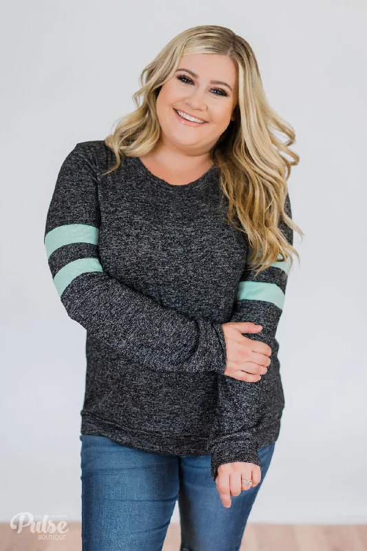 Contemporary Casual Deals Finish What We've Started Top- Mint