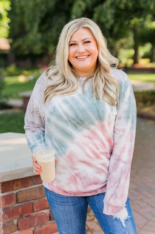 Exclusive Discounts Available Now Change Of Heart Tie Dye Pullover Top- Taupe, Sage, & Mauve Exclusive Discounts Available Now Change Of Heart Tie Dye Pullover Top- Taupe, Sage, & Mauve