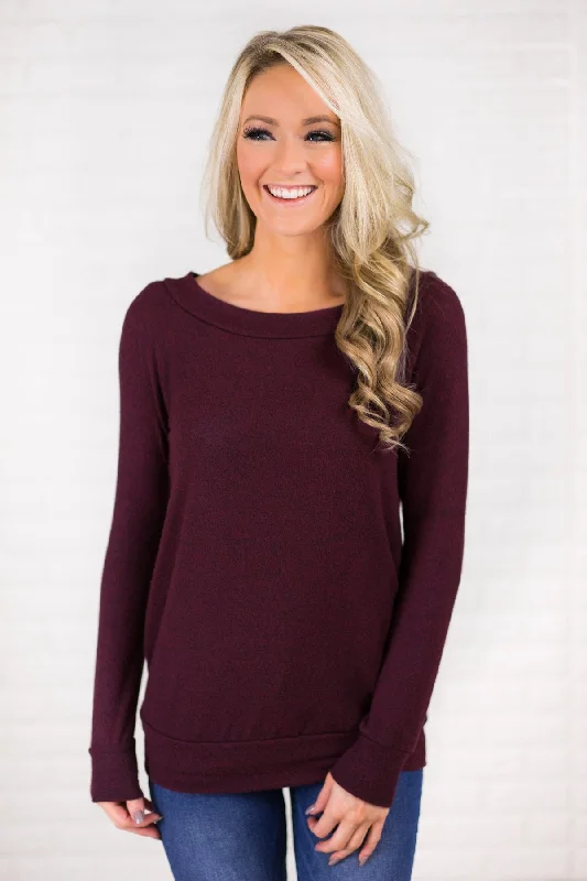 Best Prices Of The Season Happening Now So Cherished Plum Top