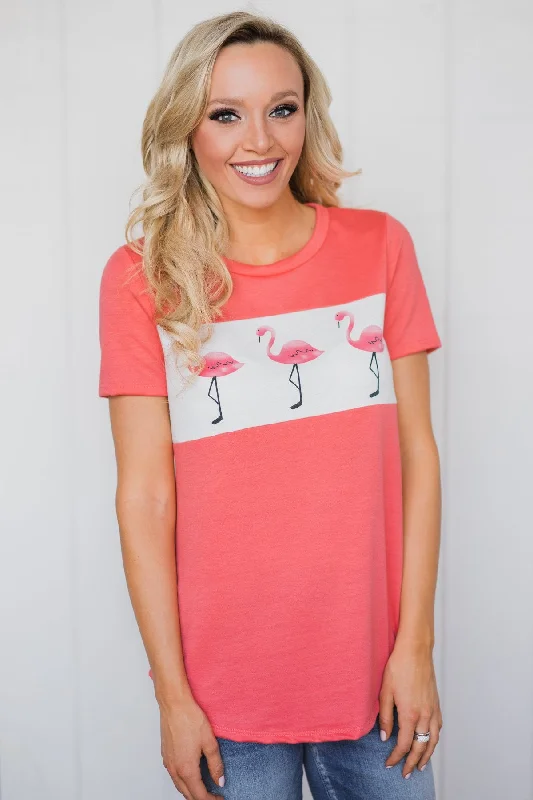 Flash Sale Fever My Favorite Flamingo Top