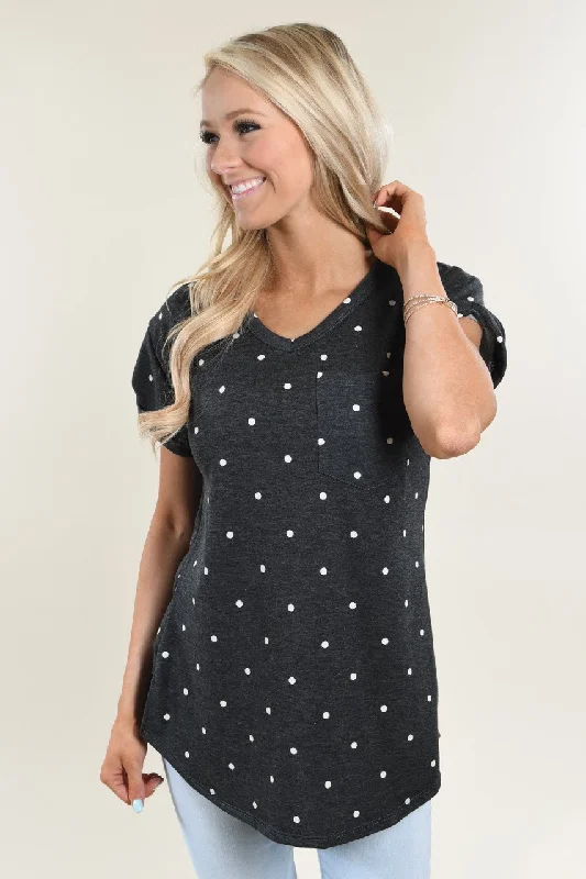 Premium Fashion It's All About the Dots Top