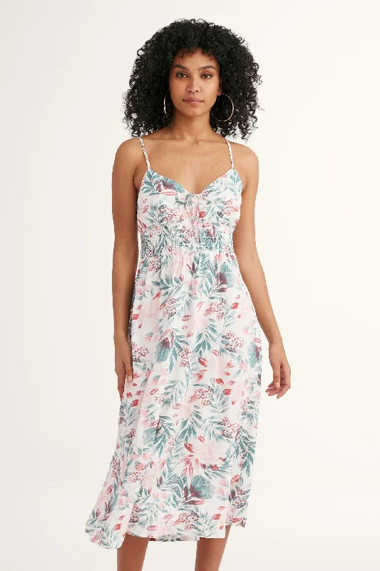 Trendy Fashion Sale Robe longues à bretelles imprimé floral - Femme