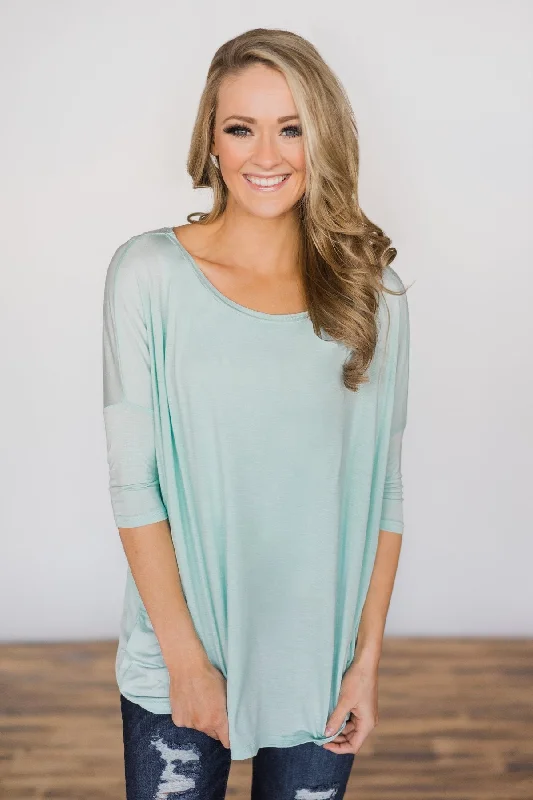Timeless Style Promotions Your Everyday Casual Piko Top - Mint