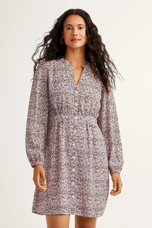 High-End Style Discounts Robe manches longues imprimé - Femme