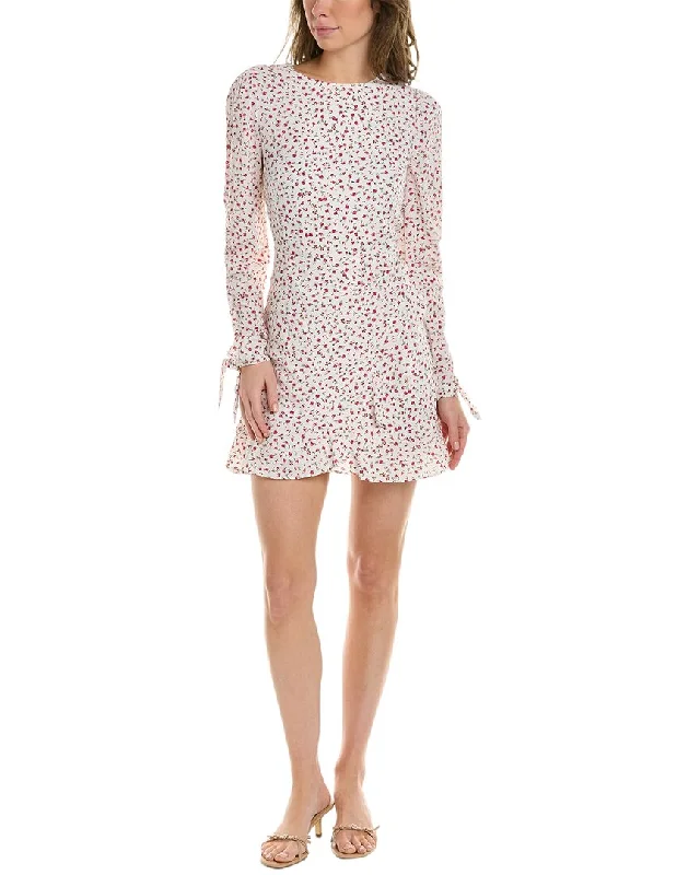 1.STATE Crepe Floral Mini Dress