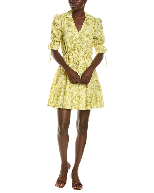 Women Online Clothing Boutiques Hutch Grant Linen-Blend Shirtdress