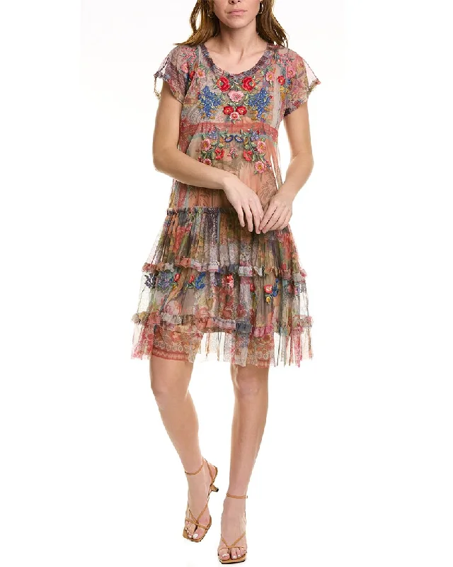 New Arrival Discount Johnny Was Asuka Mesh Dress