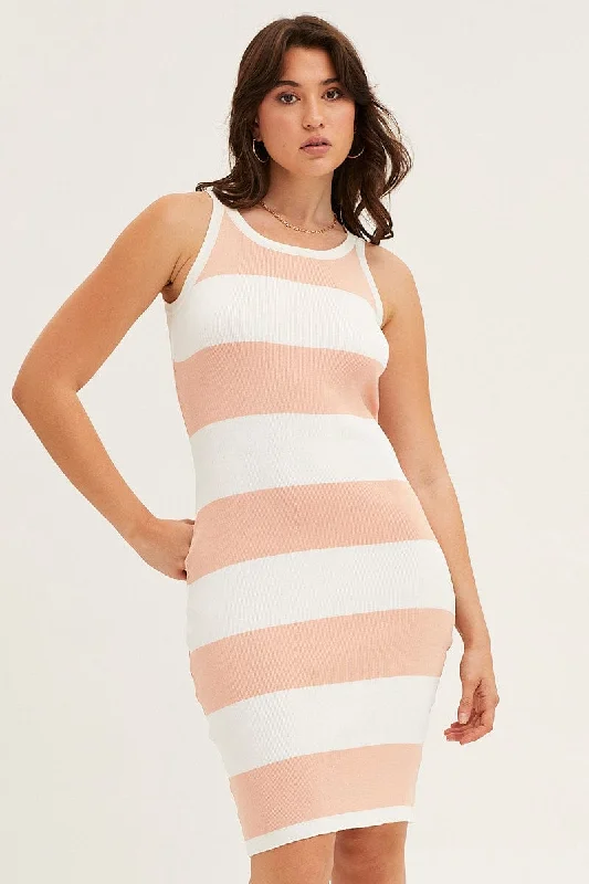 Casual Clothes For Women Multi Kint Dress