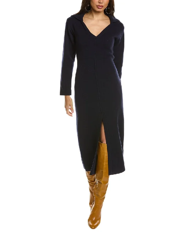 Sandro Wool-Blend Sweaterdress