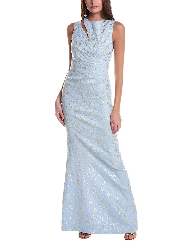 Teri Jon by Rickie Freeman Jacquard Gown