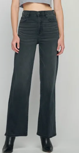 Dad Jeans Stretchy in Black by Hidden Jeans