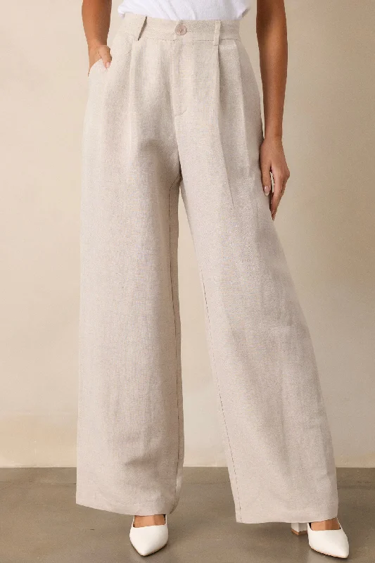 Women's Party Clothes Horizon Hideaway Beige Straight Leg Pants