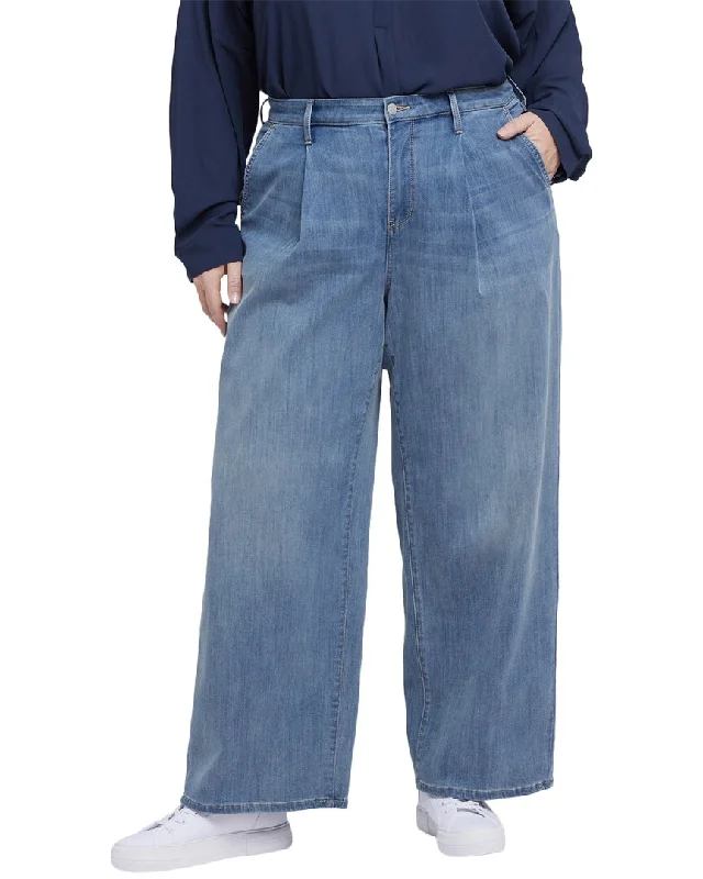 Women's Apparel And Garments NYDJ Plus Teresa Indigo Stream Ankle Crop Jean