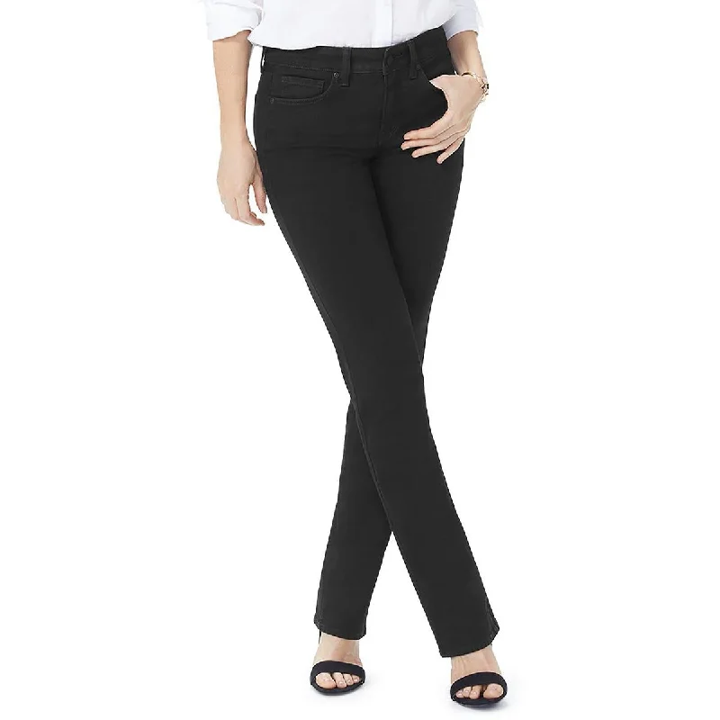 Easygoing Women's Style Petites Marilyn Womens High Rise Tummy Control Straight Leg Jeans Easygoing Women's Style Petites Marilyn Womens High Rise Tummy Control Straight Leg Jeans