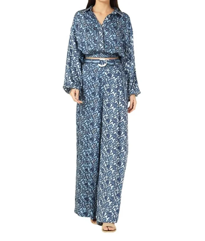 Women's Clothing For Travel Sinatra Pant In Marlow Capri