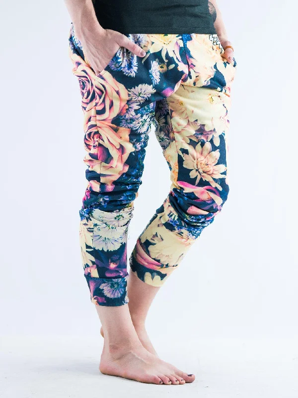 Vintage Flowers Unisex Pajama Pants