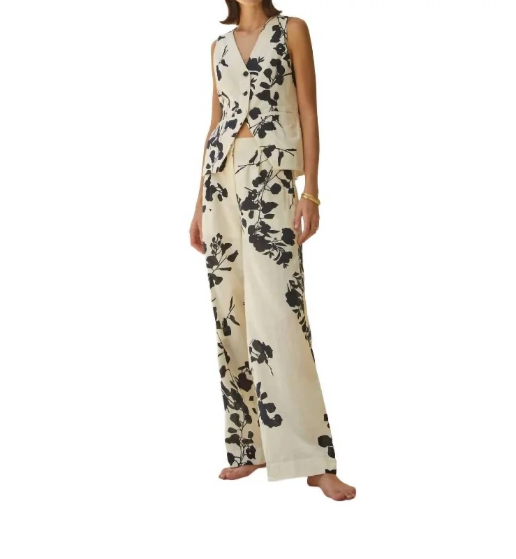 Affordable Women's Clothing Zai Pants In Bold Flowers